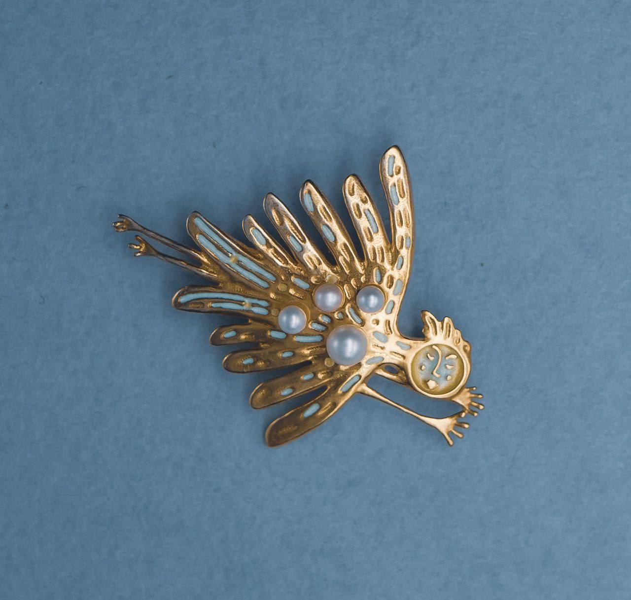 Брошь "Весна"